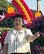 在洞庭湖坚强的韭菜花